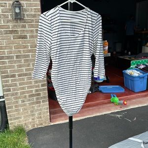 Apes in the pod striped 3/4 sleeve shirt